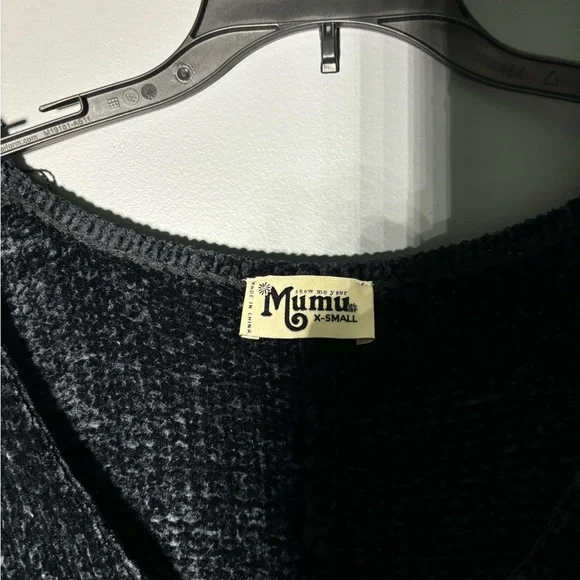 Show Me Your MuMu Hug Me Sweater in Black Chenille Size XS - Picture 4 of 5